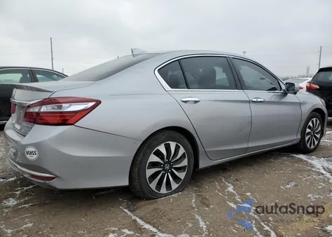 2017 Honda Accord Hybrid z USA, uszkodzony, nr VIN JHMCR6F31HC014814